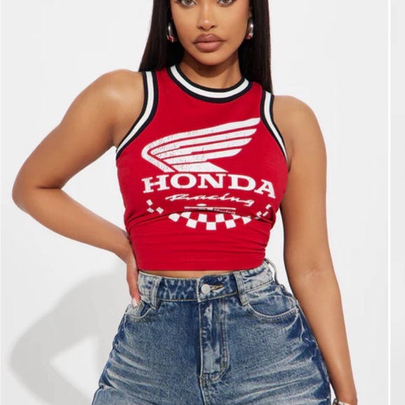 ***SOLD**** Racing Red Women's Tank Top - Picture 1 of 5